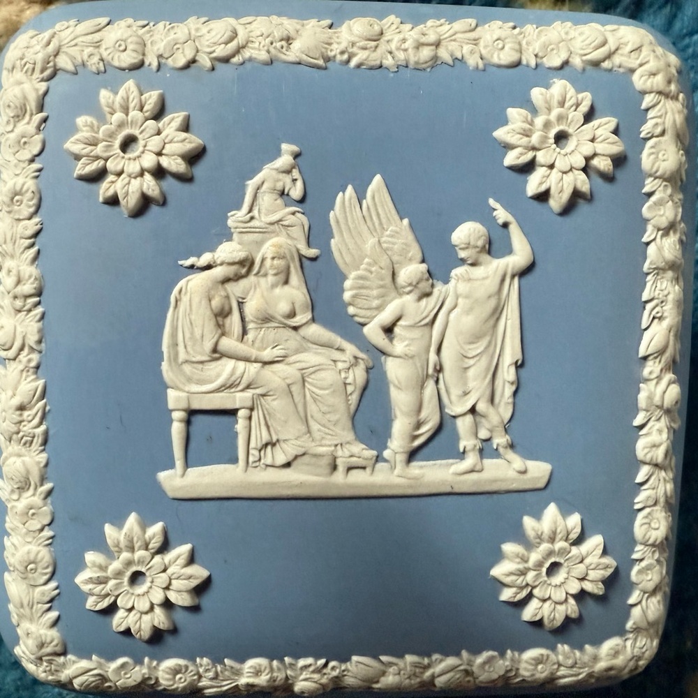 Blue and White Wedgwood Jasperware